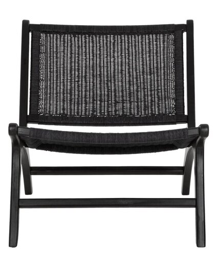 Lounge chair Lazy Loom Black