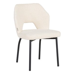 Dining chair Bloom boucle natural