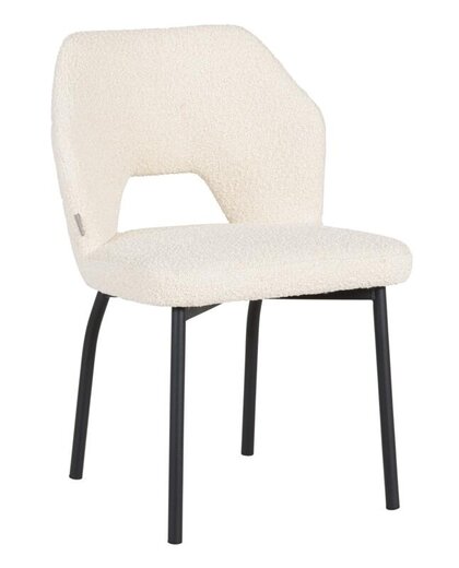 Dining chair Bloom boucle natural