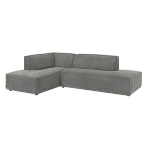 Corner sofa Cliff grey left