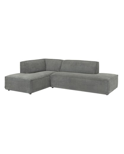 Corner sofa Cliff grey left