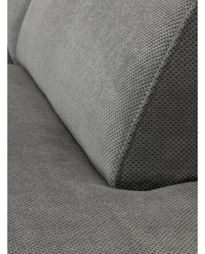 Corner sofa Cliff grey left