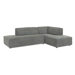 Corner sofa Cliff grey right