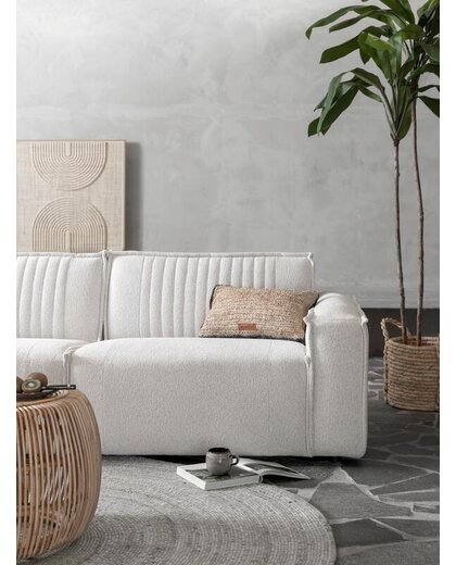 Sofa element Rally poodle beige 1 arm right