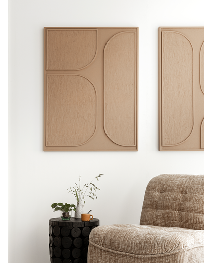 Wall Panel Lorcan brown small