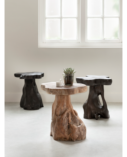 Side table Mushroom brown