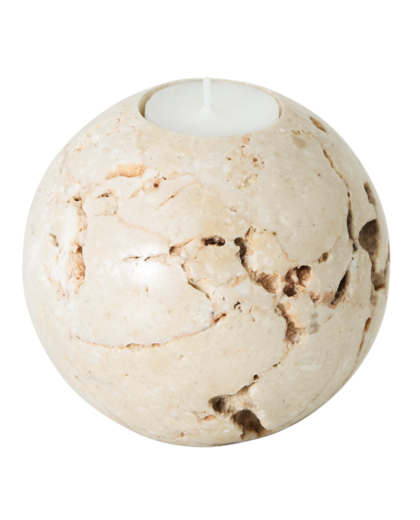 Candle holder Cheese Stone