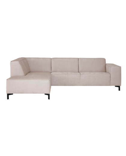 Corner sofa Sky shine taupe left