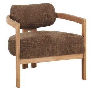 Lounge chair Kelly natural hazelnut