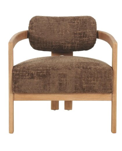 Lounge chair Kelly natural hazelnut