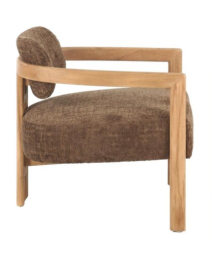 Lounge chair Kelly natural hazelnut