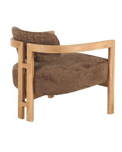 Lounge chair Kelly natural hazelnut