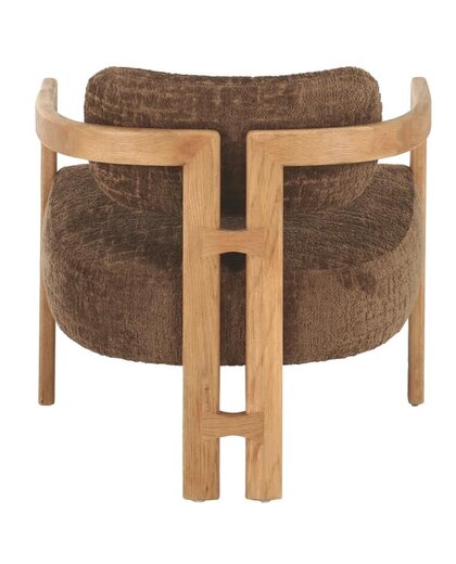 Lounge chair Kelly natural hazelnut
