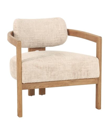 Lounge chair Kelly natural sand