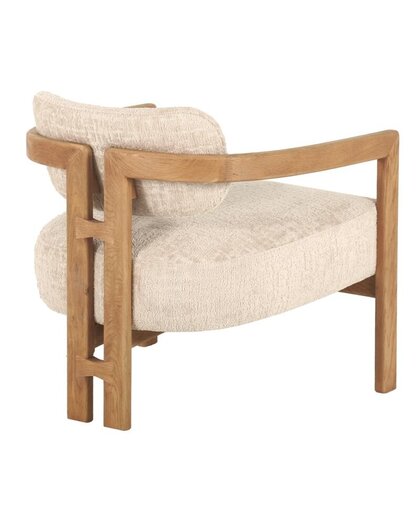 Lounge chair Kelly natural sand