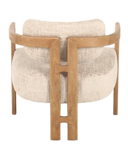 Lounge chair Kelly natural sand