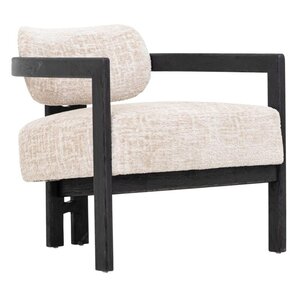 Lounge chair Kelly black sand