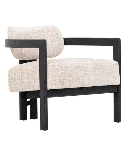 Lounge chair Kelly black sand