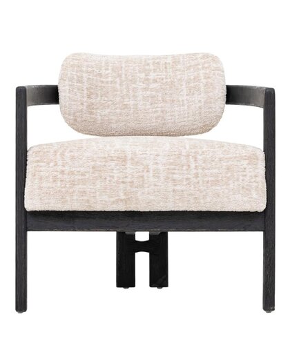Lounge chair Kelly black sand