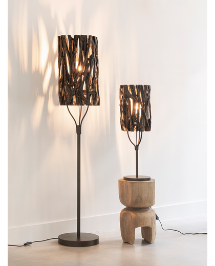 Floorlamp Forest black