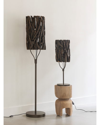 Floorlamp Forest black