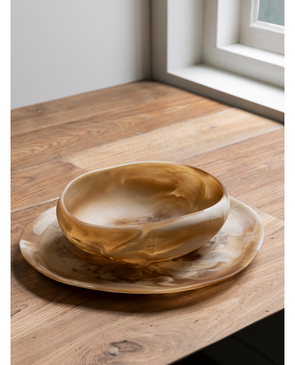 Bowl Rafael Brown/White