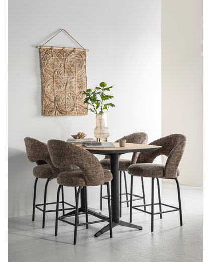 Counter chair Arca brown