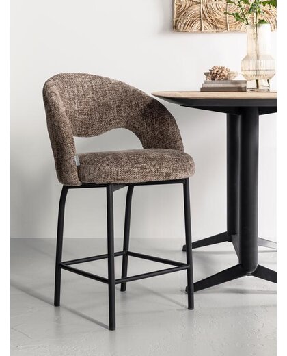 Counter chair Arca brown