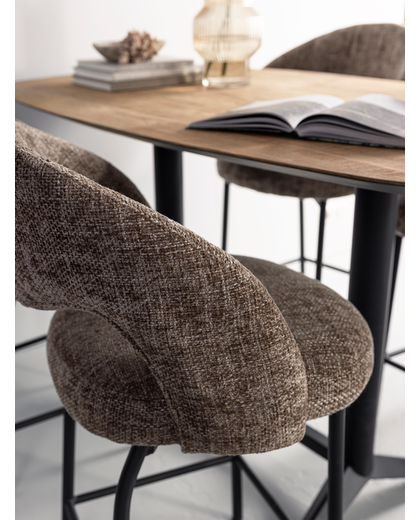 Counter chair Arca brown
