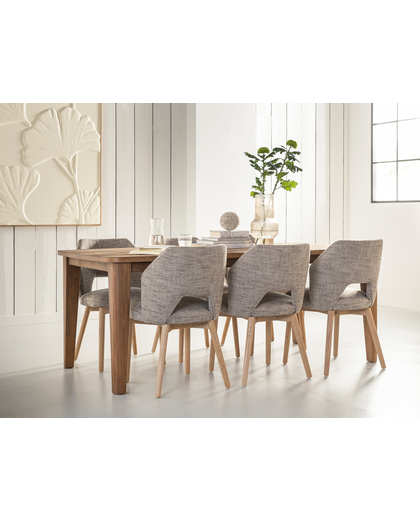 Dining chair Blossom brown