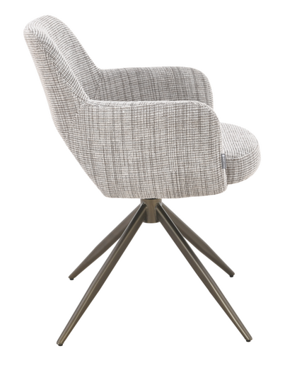 Swivel Dining chair DiCaprio beige