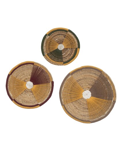 Wall decor Isla, set of 3