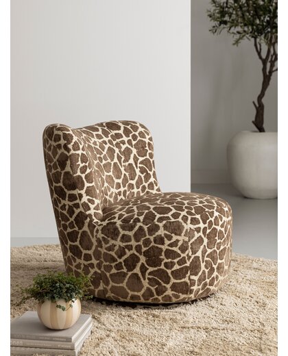 Swivel lounge chair Dean