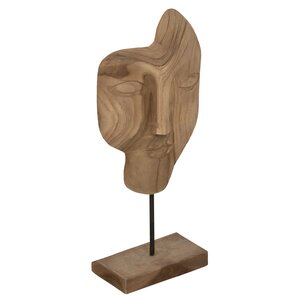 Statue Broken Face Mask