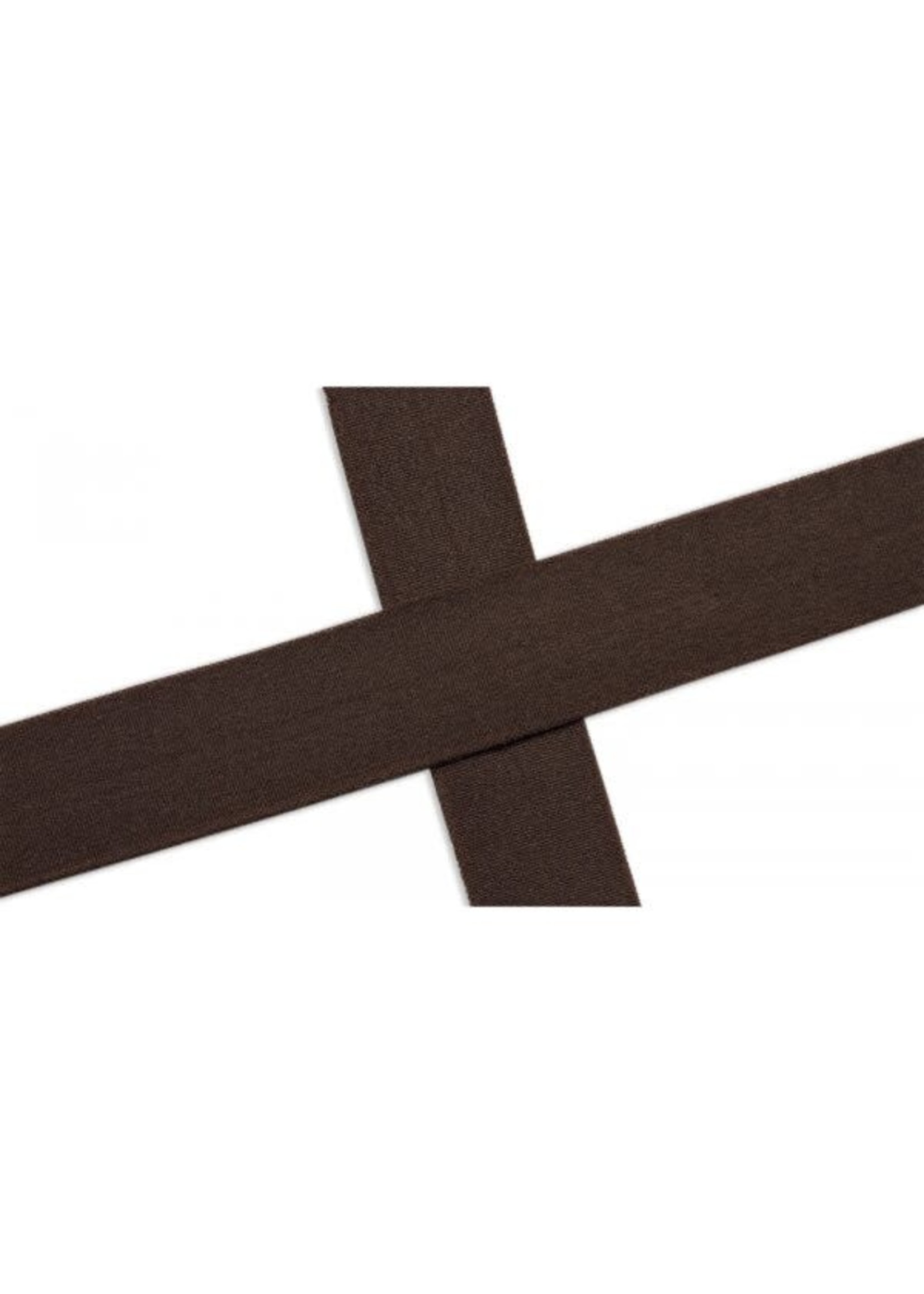 biais elastiek bruin