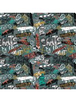 Graffiti groen - tricot