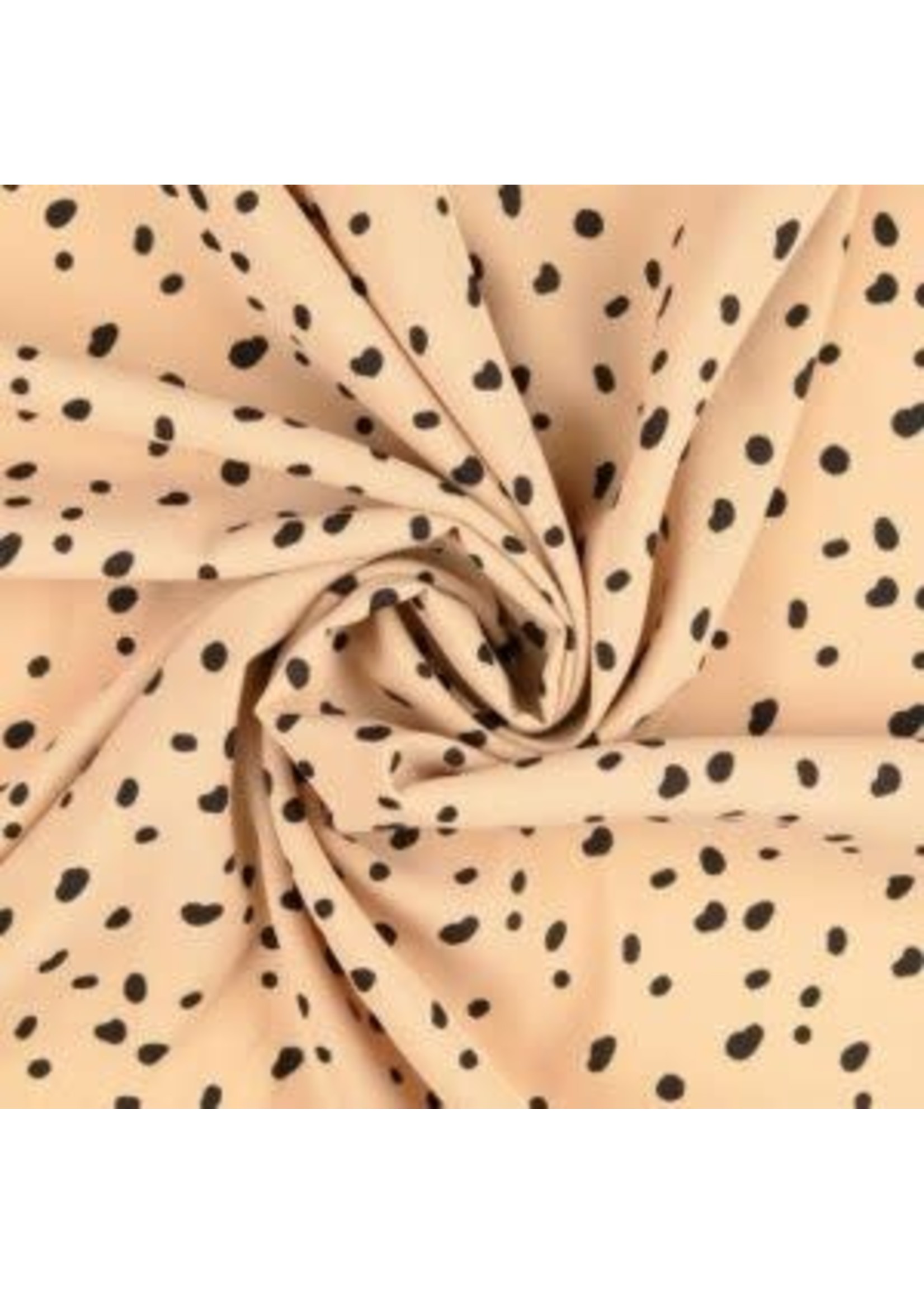 Sandwashed stip beige - viscose polyester (12,90p.m)