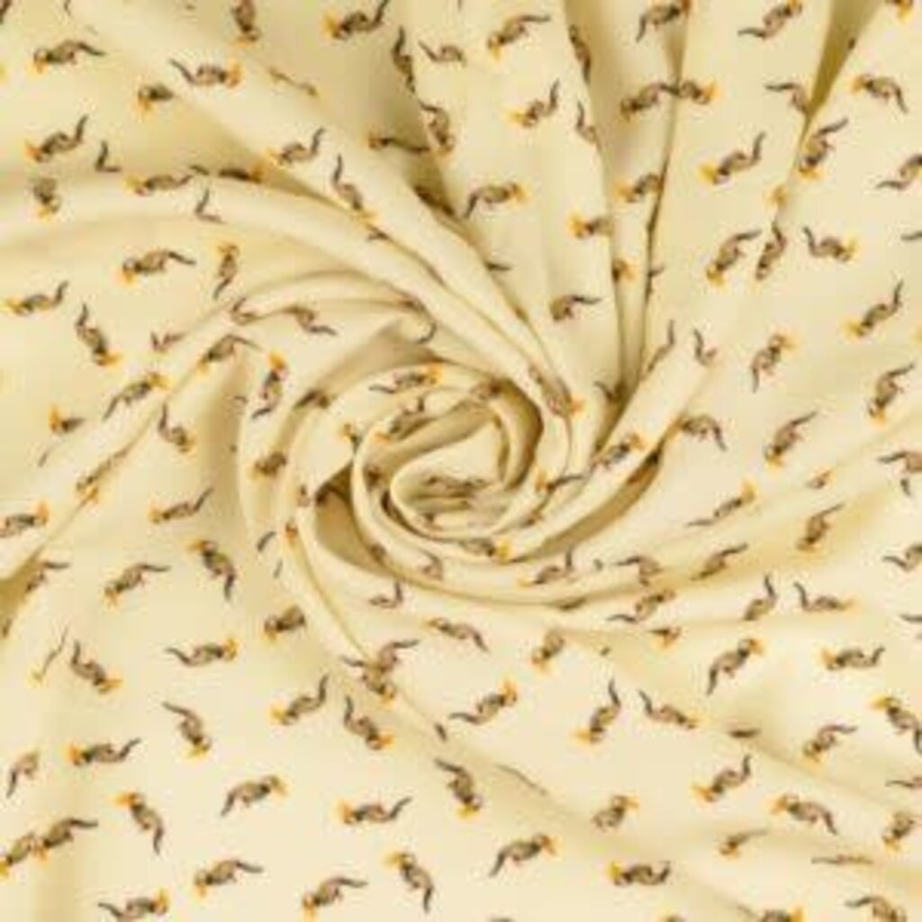 Vogels beige - viscose (9.00 p.m)