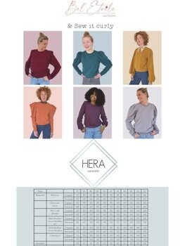 Hera sweater dames - Bel'toille en Sewit Curly