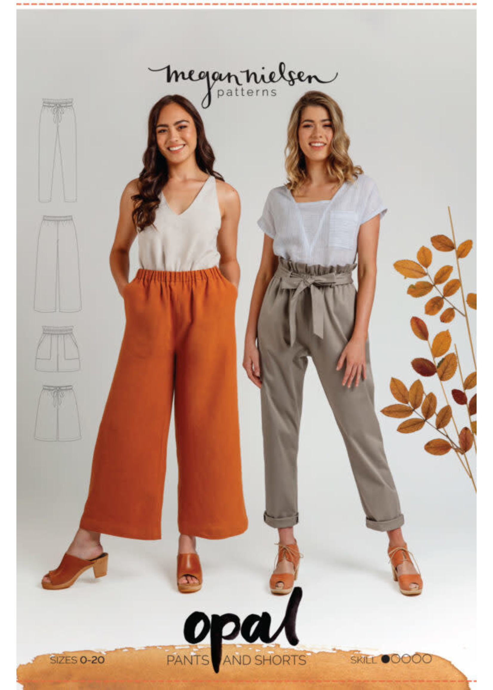 Opal pants and shorts - Megan Nielsen