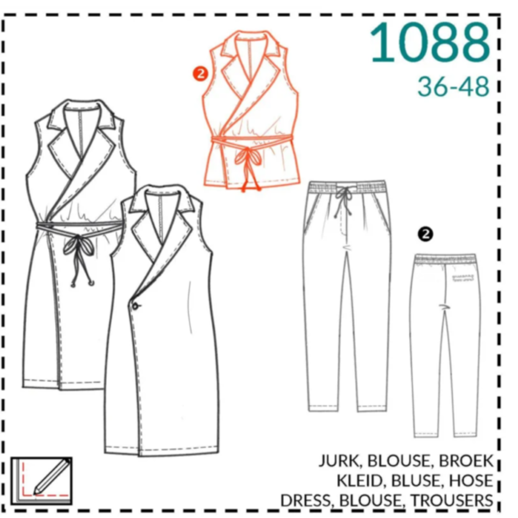 1088 broek en jurk/blouse - it'sAfits