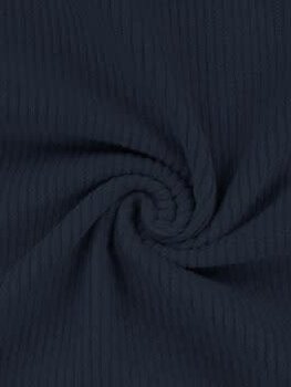 Navy Rib fijn - tricot (18,20 p.m)