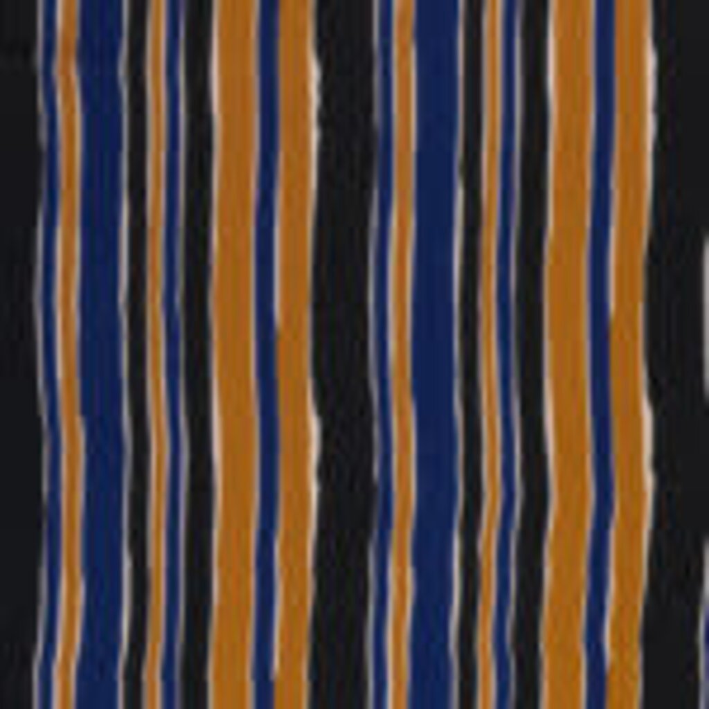 Stripes blauw bruin - Viscose (10,80 p.m)
