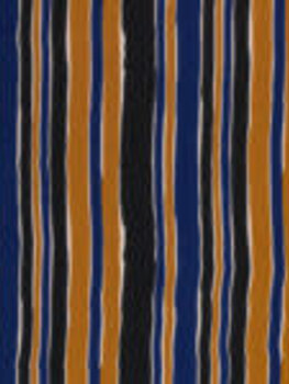 Stripes blauw bruin - Viscose (10,80 p.m)