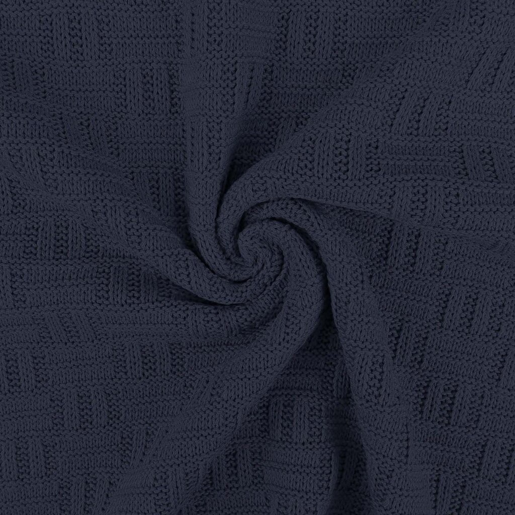 plain Navy - gebreide katoen (25,00 p.m)