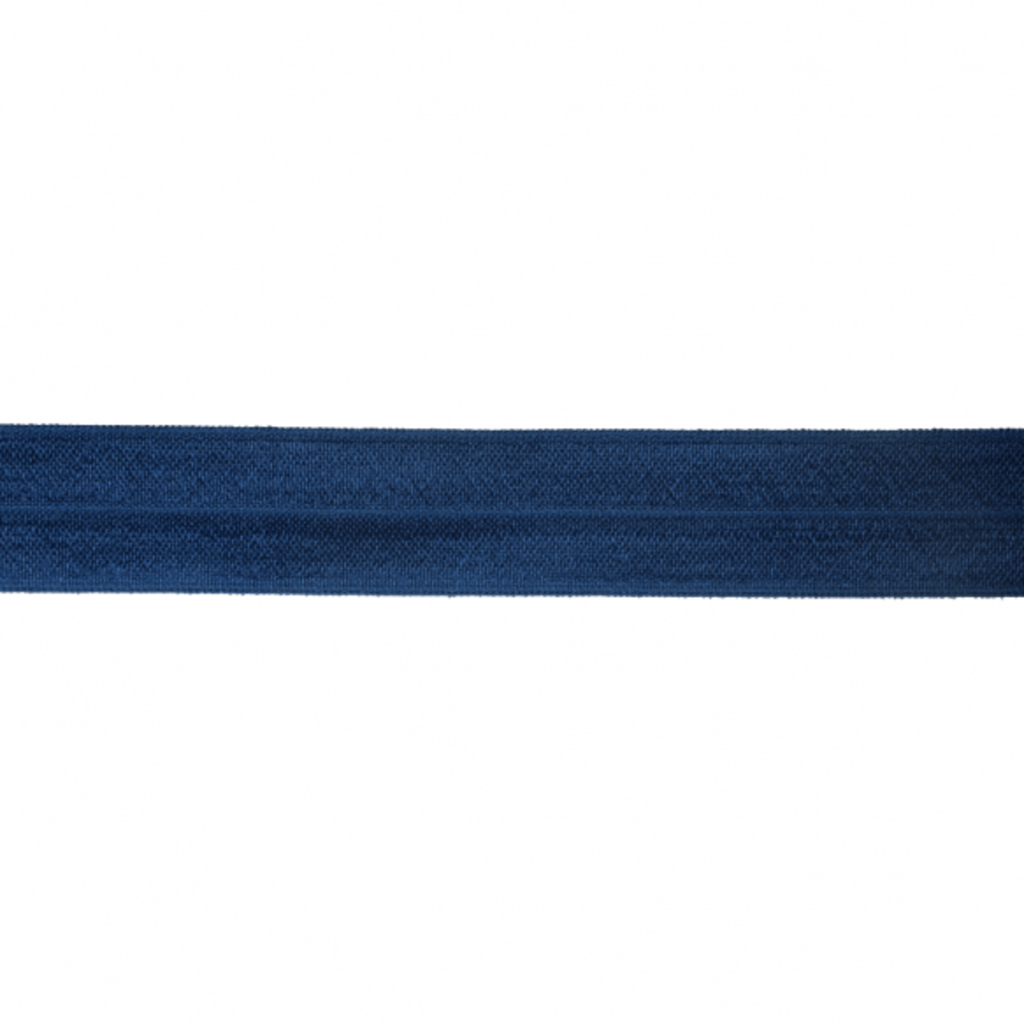 Navy - vouw elastiek 20mm
