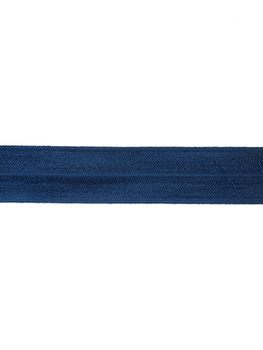 Navy - vouw elastiek 20mm