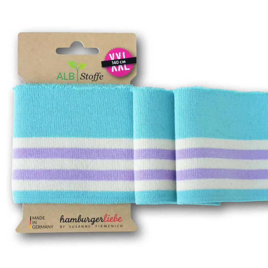 light blue cuffs - Alb Stoffe