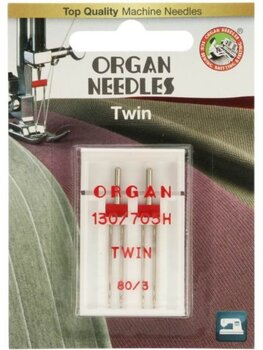 Tweelingnaald 80/3 - Organ needles