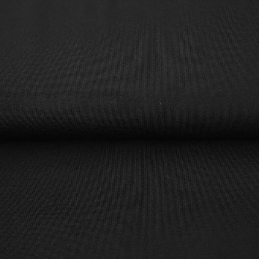 Zwart - katoen tricot (13,50 p.m)